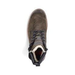 New Men'S Corded Boots Olive Green Men'S Boots