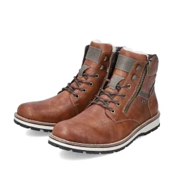 Online Men'S Corded Boots Caramel Brown Men'S Boots