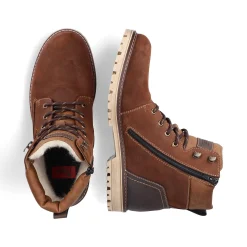 Online Men'S Corded Boots Nougat Brown Men'S Boots