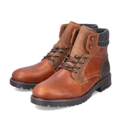 Discount Men'S Corded Boots Caramel Brown Men'S Boots