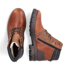 Discount Men'S Corded Boots Caramel Brown Men'S Boots