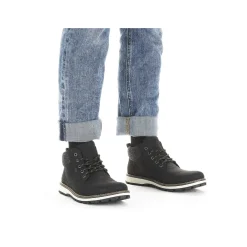 Outlet Men'S Corded Boots Urban Black Men'S Boots