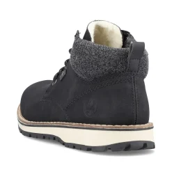Outlet Men'S Corded Boots Urban Black Men'S Boots