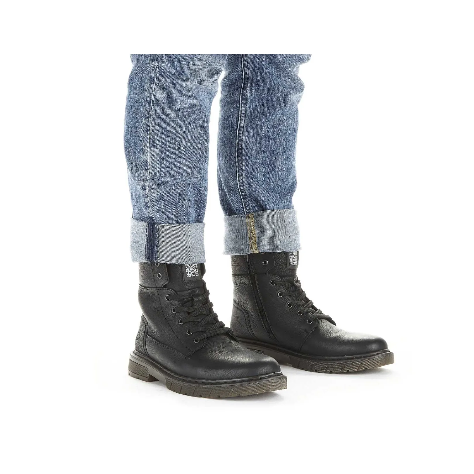 Discount Men'S Corded Boots Graphite Black Men'S Boots