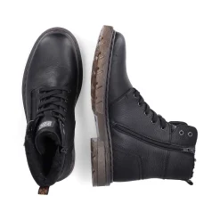 Discount Men'S Corded Boots Graphite Black Men'S Boots