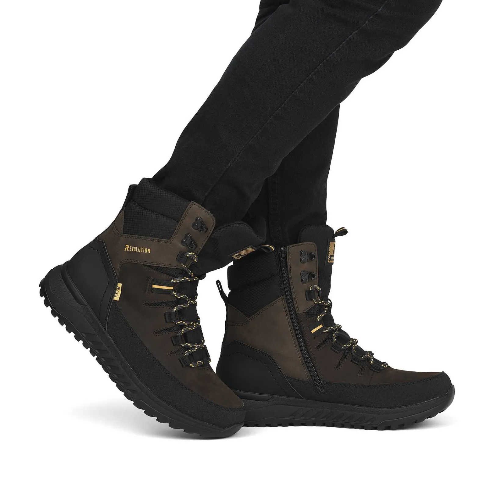 Best Men'S Corded Boots Nut-Brown Deep-Black Men'S Boots