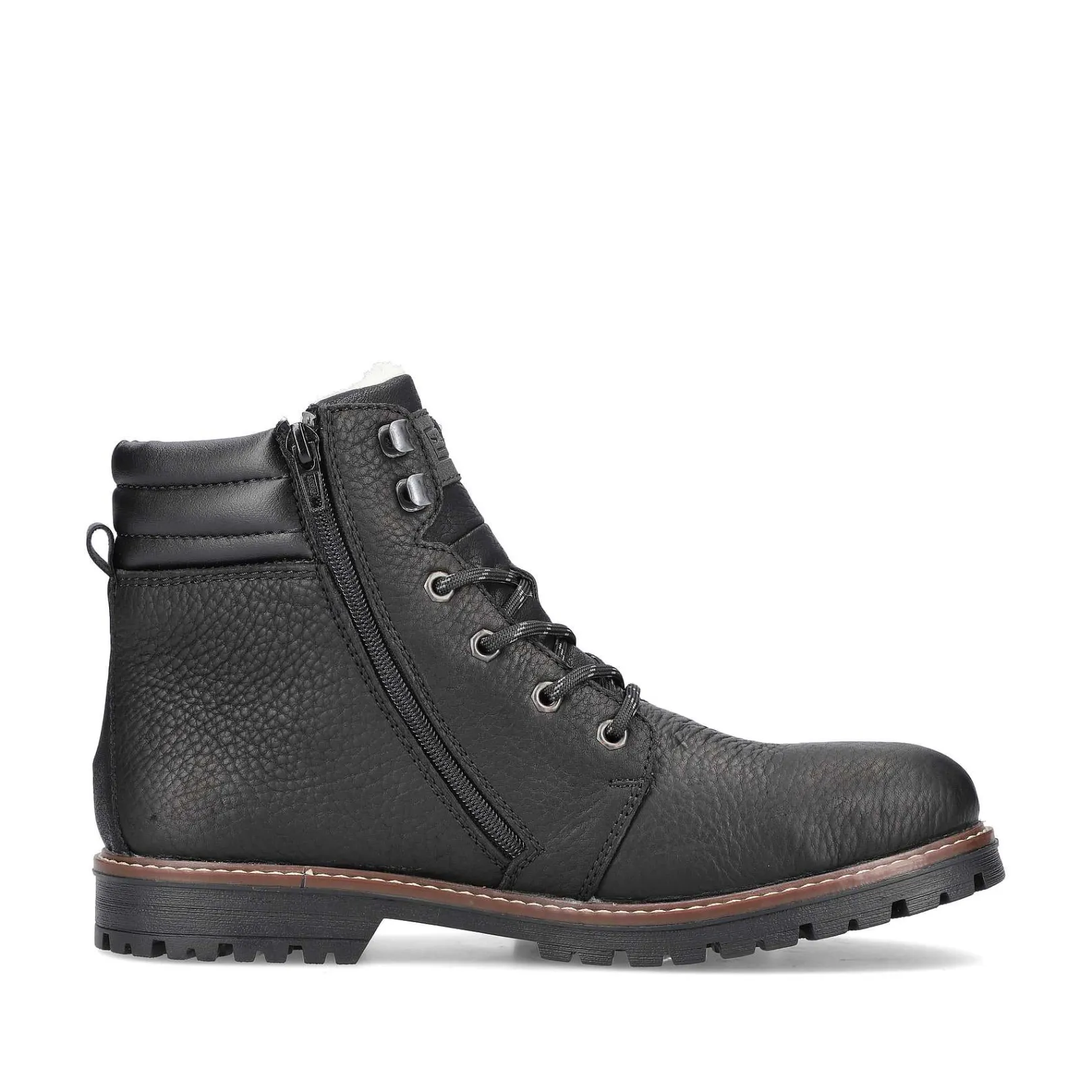 Sale Men'S Corded Boots Deep Black Men'S Boots