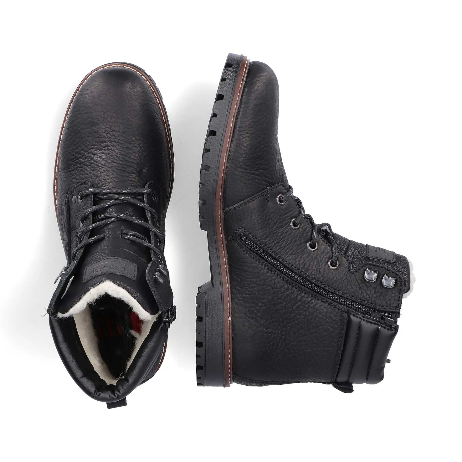 Sale Men'S Corded Boots Deep Black Men'S Boots