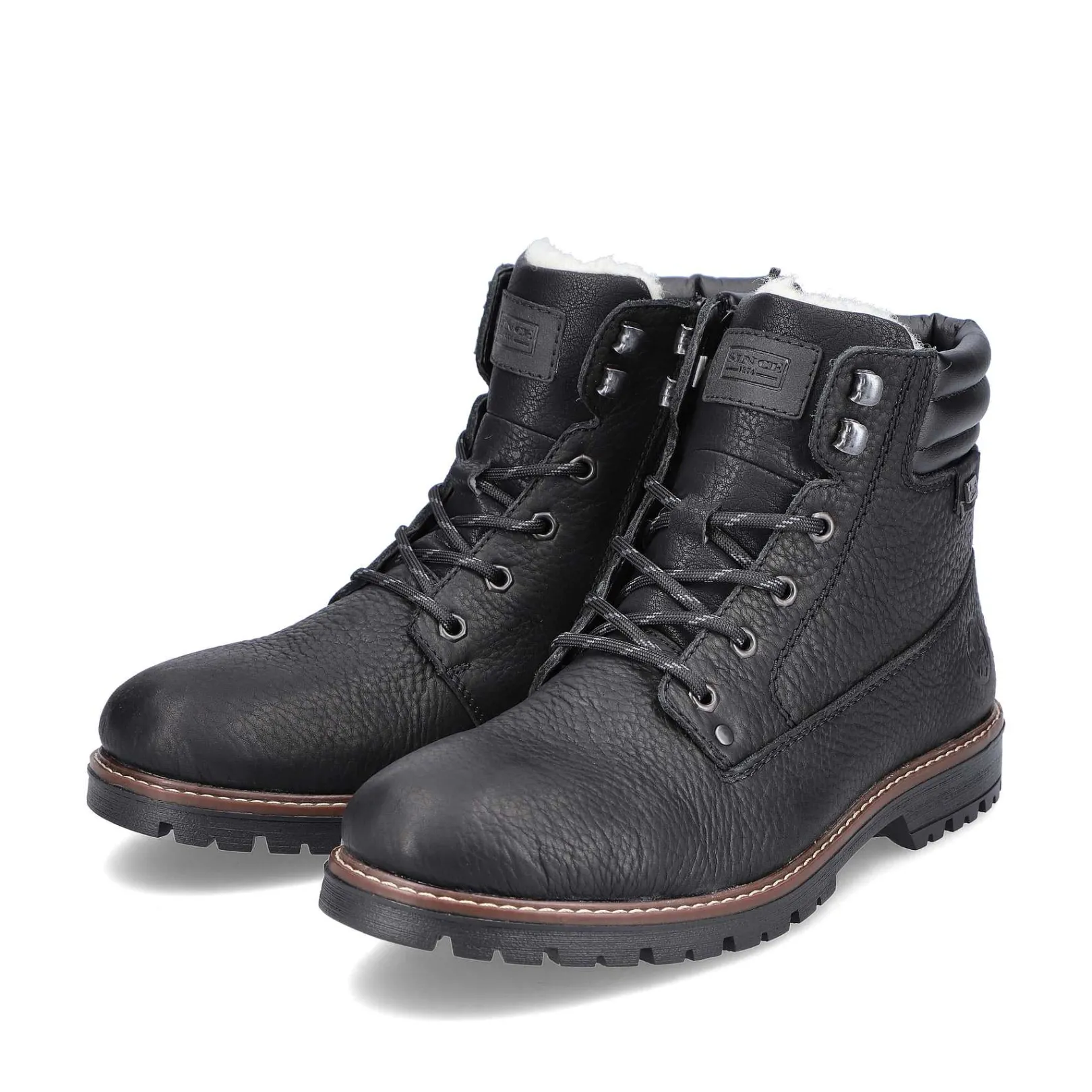 Sale Men'S Corded Boots Deep Black Men'S Boots