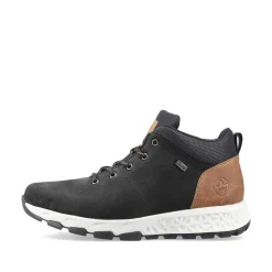 Best Men'S High Sneaker Black-Brown Men'S Sneakers