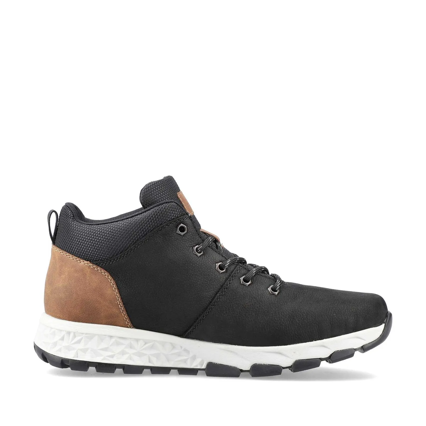 Best Men'S High Sneaker Black-Brown Men'S Sneakers