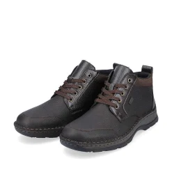Discount Men'S Laced Boots Espresso Brown Men'S Boots
