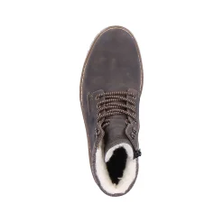 Discount Men'S Laced Boots Espresso Brown Men'S Boots