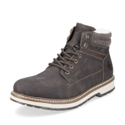 Discount Men'S Laced Boots Espresso Brown Men'S Boots