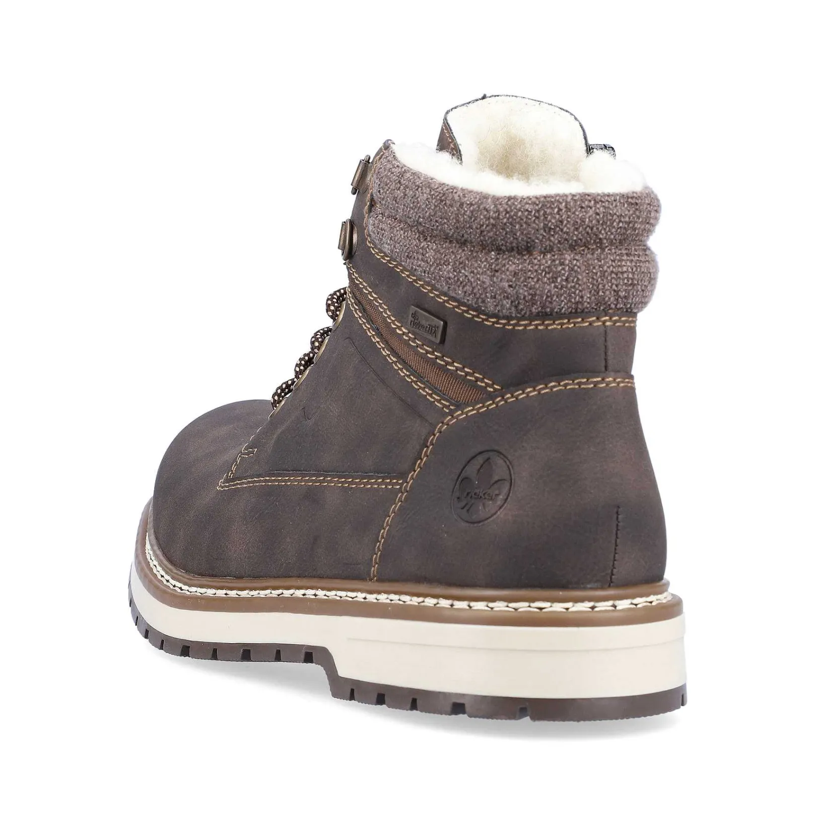 Discount Men'S Laced Boots Espresso Brown Men'S Boots