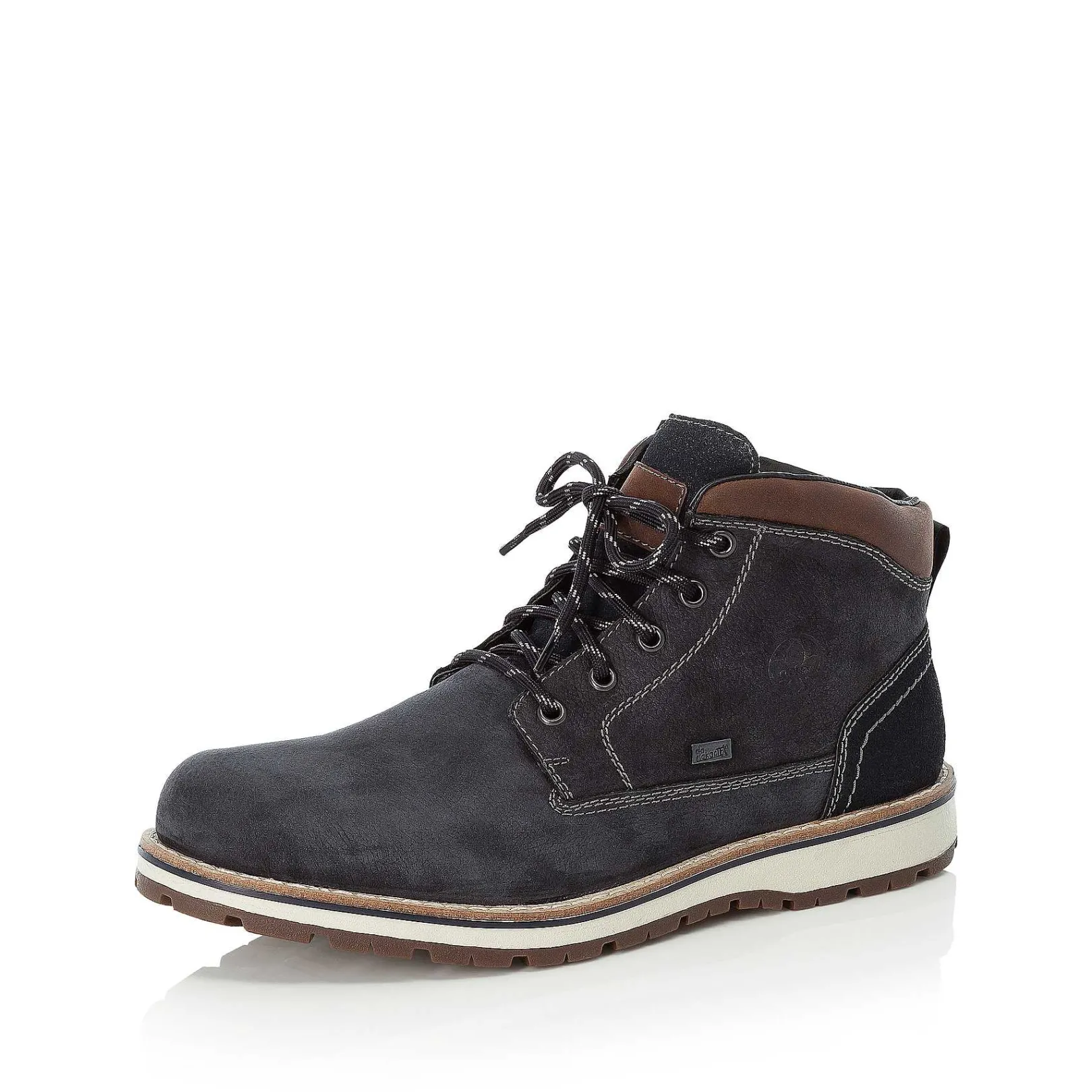New Men'S Laced Boots Pacific Blue Men'S Boots