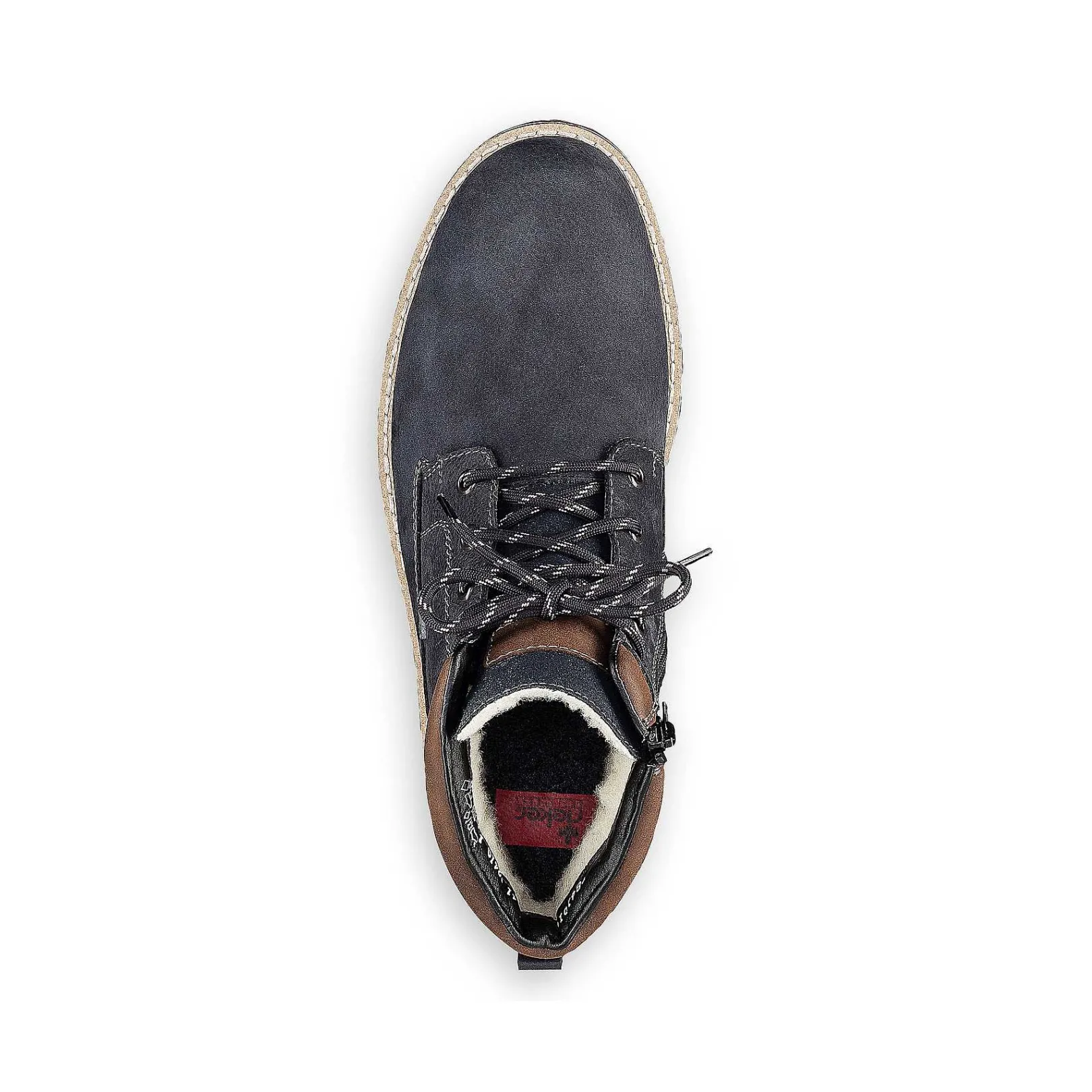 New Men'S Laced Boots Pacific Blue Men'S Boots
