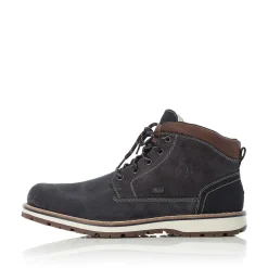New Men'S Laced Boots Pacific Blue Men'S Boots