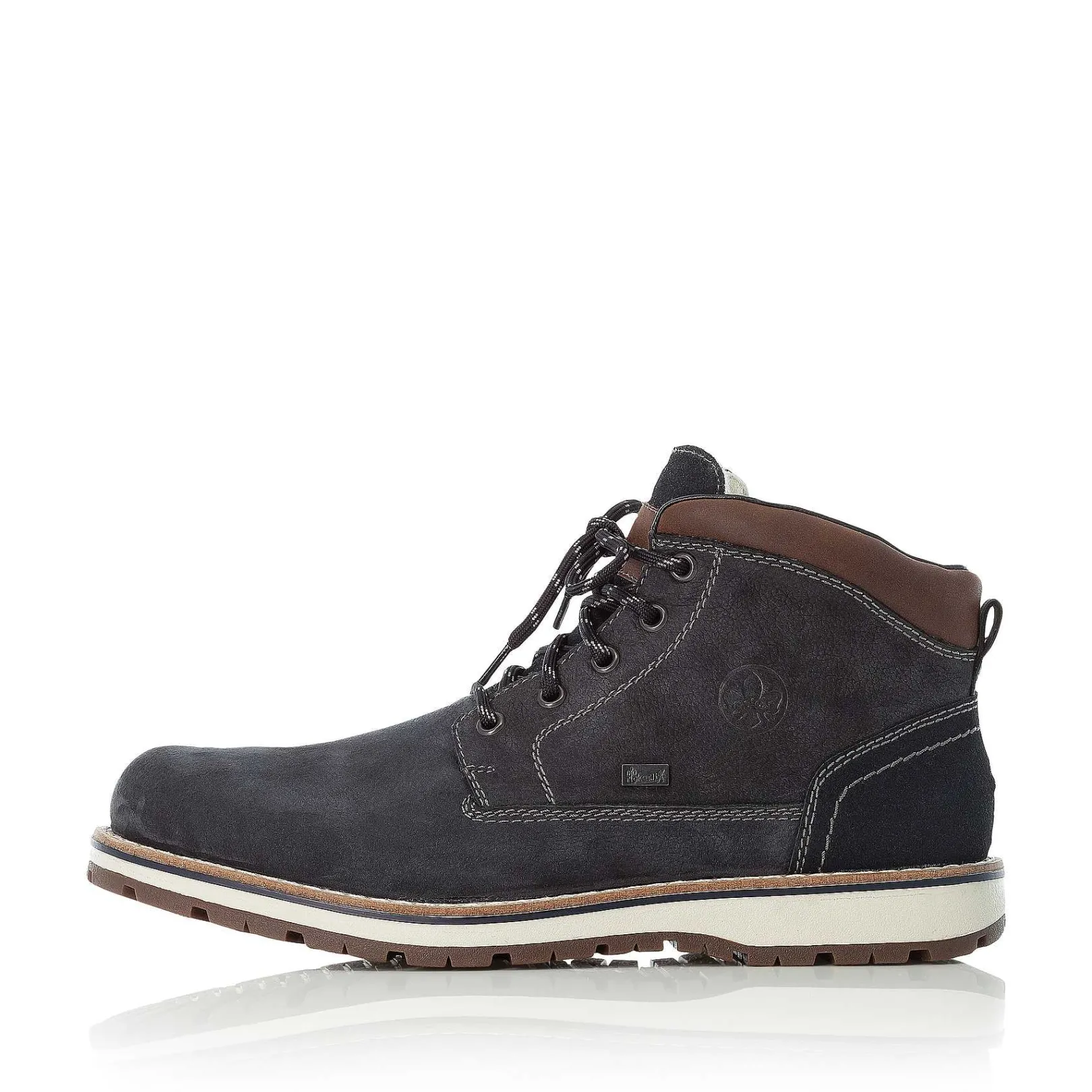 New Men'S Laced Boots Pacific Blue Men'S Boots