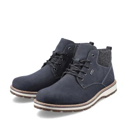 Men'S Laced Boots Pacific Blue Men'S Boots