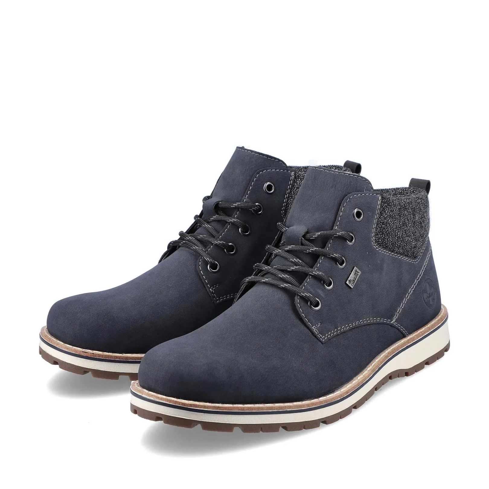 Men'S Laced Boots Pacific Blue Men'S Boots