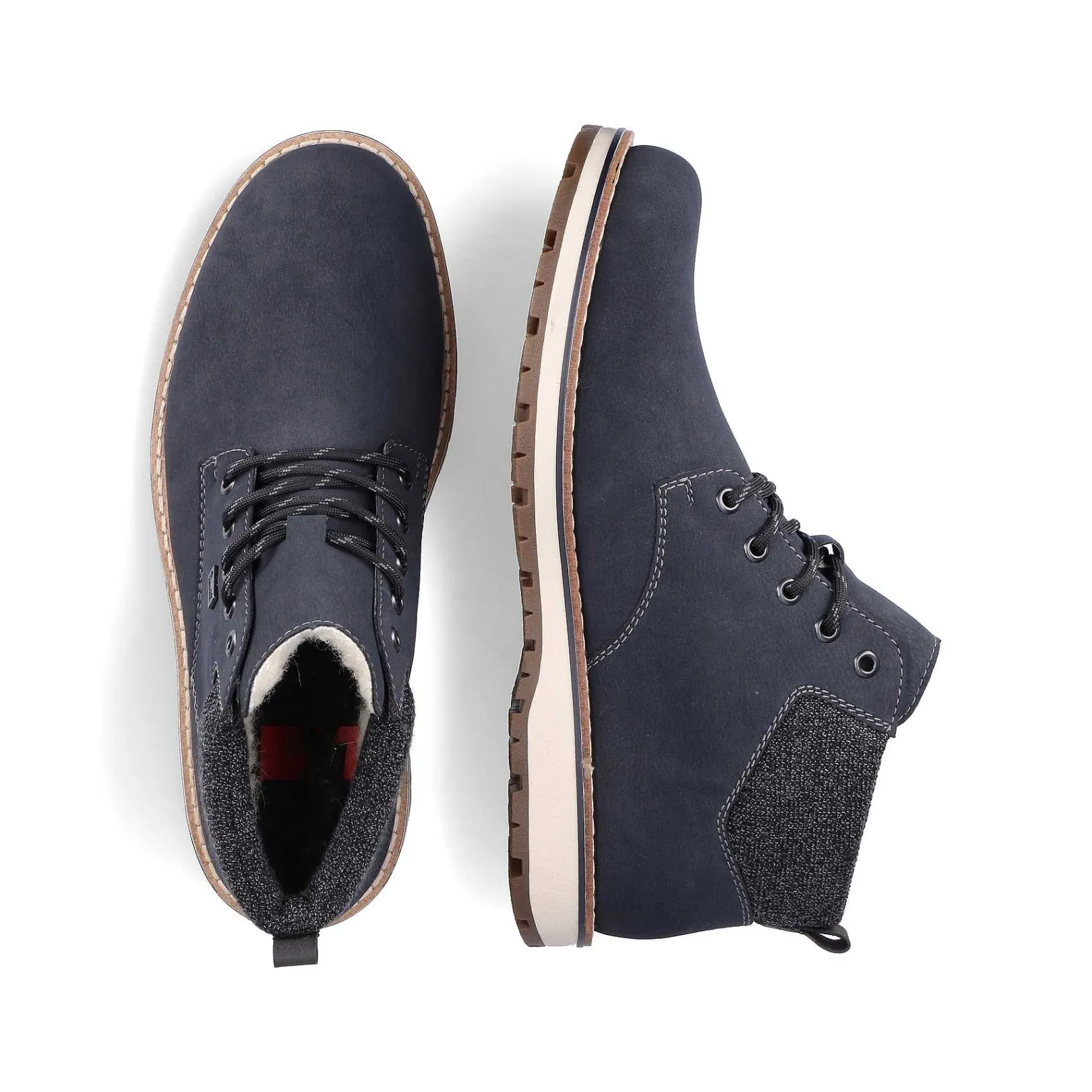 Men'S Laced Boots Pacific Blue Men'S Boots