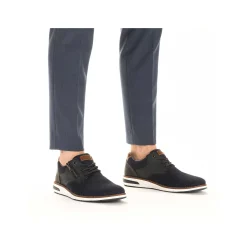 Hot Men'S Laced Shoes Azure Blue Men'S Low Shoes & Slippers