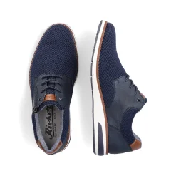 Hot Men'S Laced Shoes Azure Blue Men'S Low Shoes & Slippers