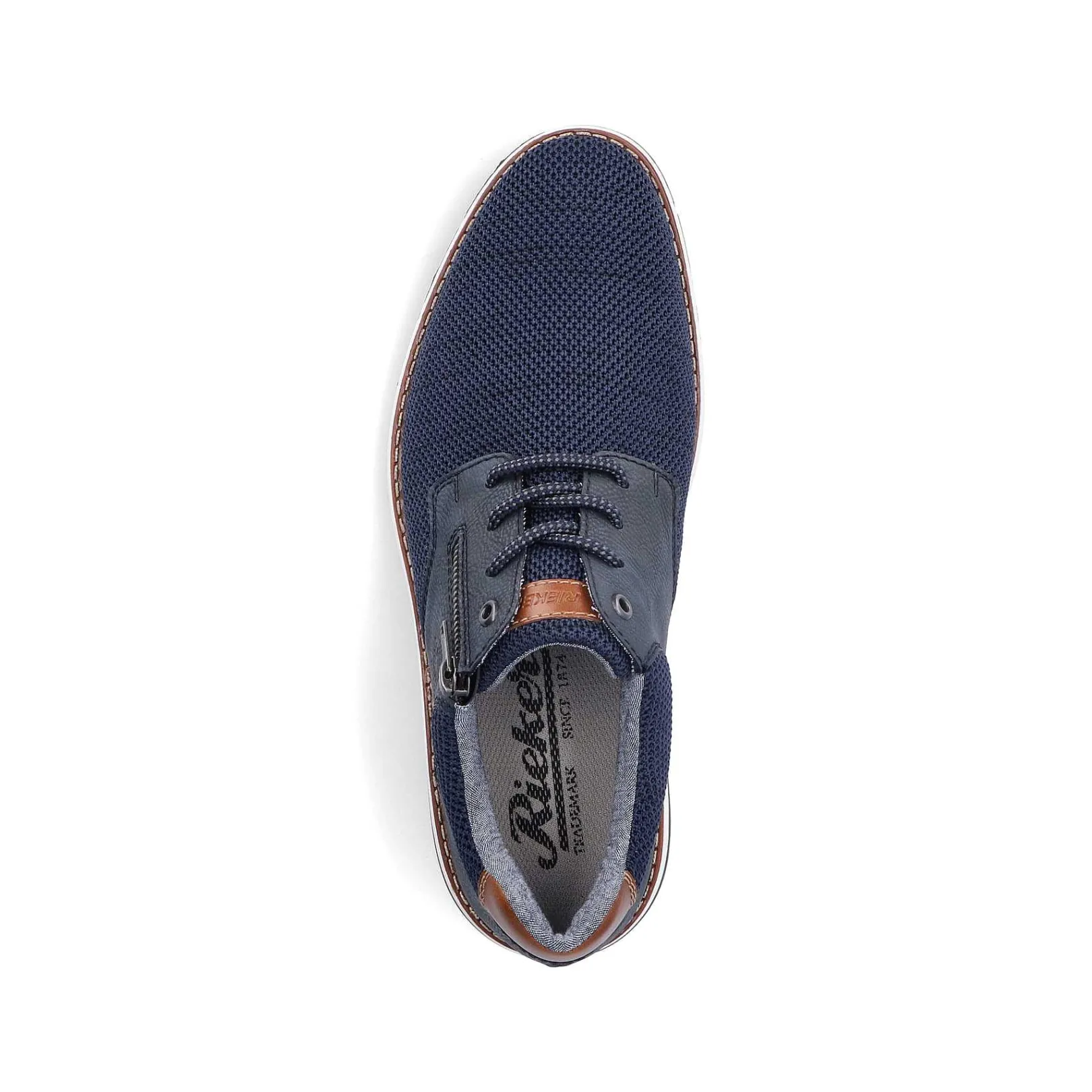 Hot Men'S Laced Shoes Azure Blue Men'S Low Shoes & Slippers