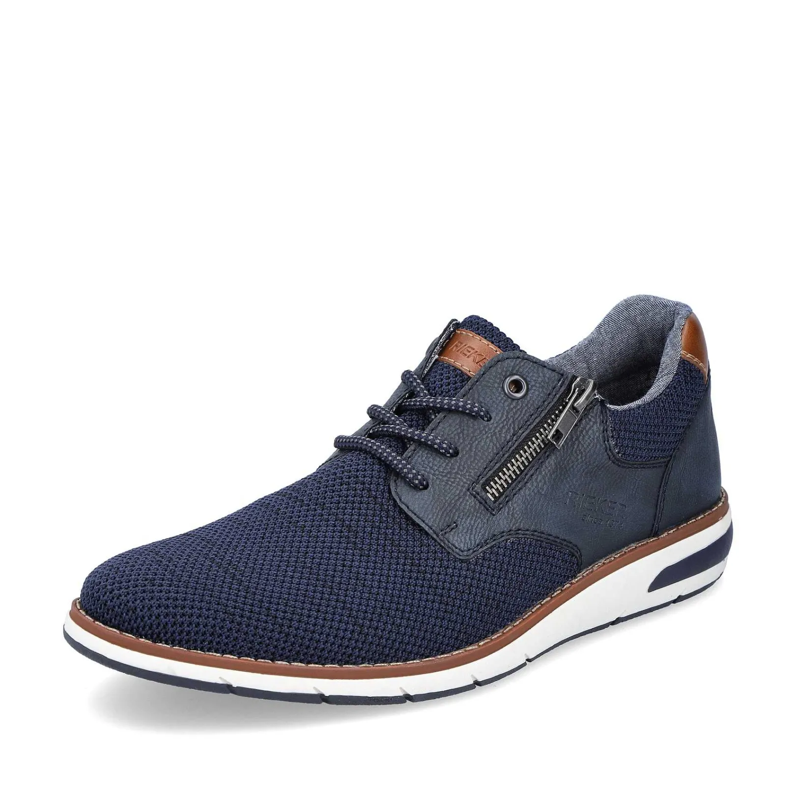 Hot Men'S Laced Shoes Azure Blue Men'S Low Shoes & Slippers