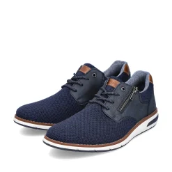 Hot Men'S Laced Shoes Azure Blue Men'S Low Shoes & Slippers