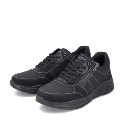 New Men'S Lace-Up Shoes Asphalt Black Men'S Low Shoes & Slippers