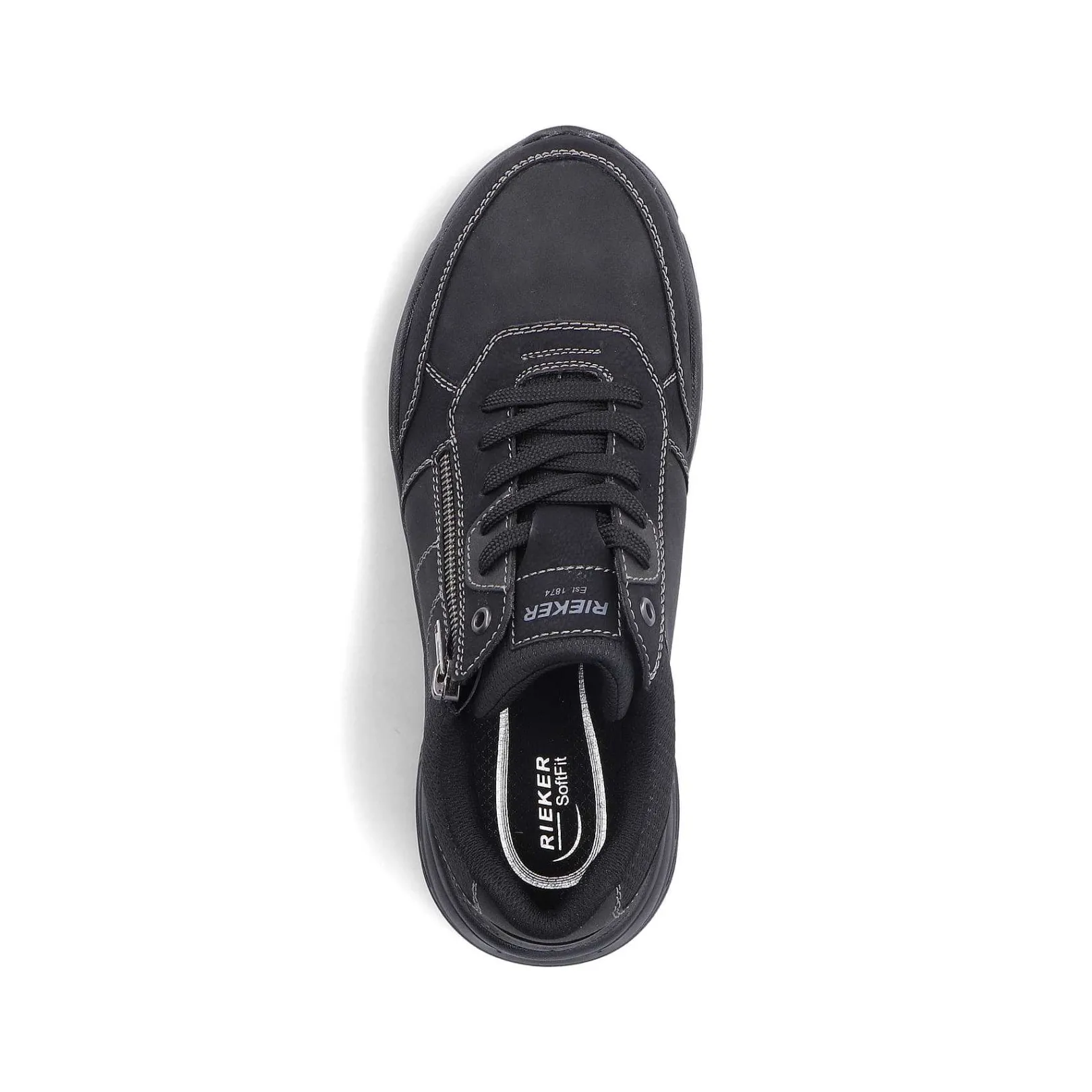 New Men'S Lace-Up Shoes Asphalt Black Men'S Low Shoes & Slippers