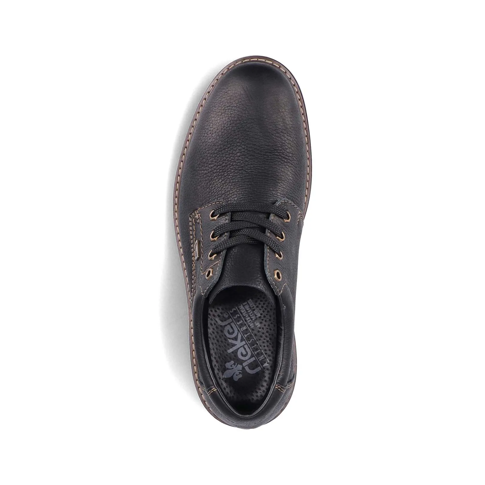 New Men'S Lace-Up Shoes Jet Black Men'S Low Shoes & Slippers