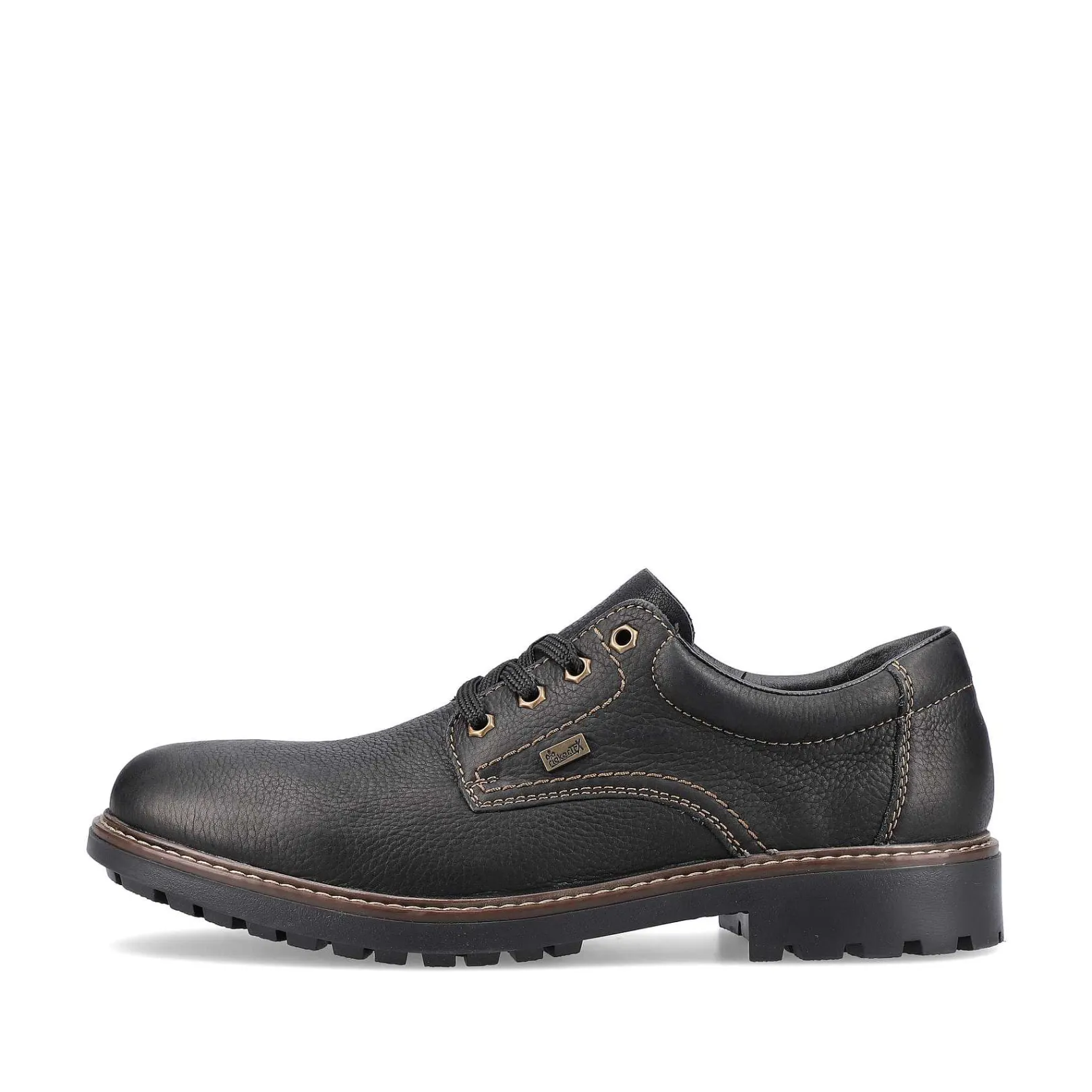 New Men'S Lace-Up Shoes Jet Black Men'S Low Shoes & Slippers