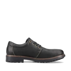 New Men'S Lace-Up Shoes Jet Black Men'S Low Shoes & Slippers