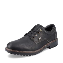 New Men'S Lace-Up Shoes Jet Black Men'S Low Shoes & Slippers