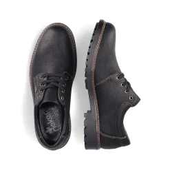 New Men'S Lace-Up Shoes Jet Black Men'S Low Shoes & Slippers