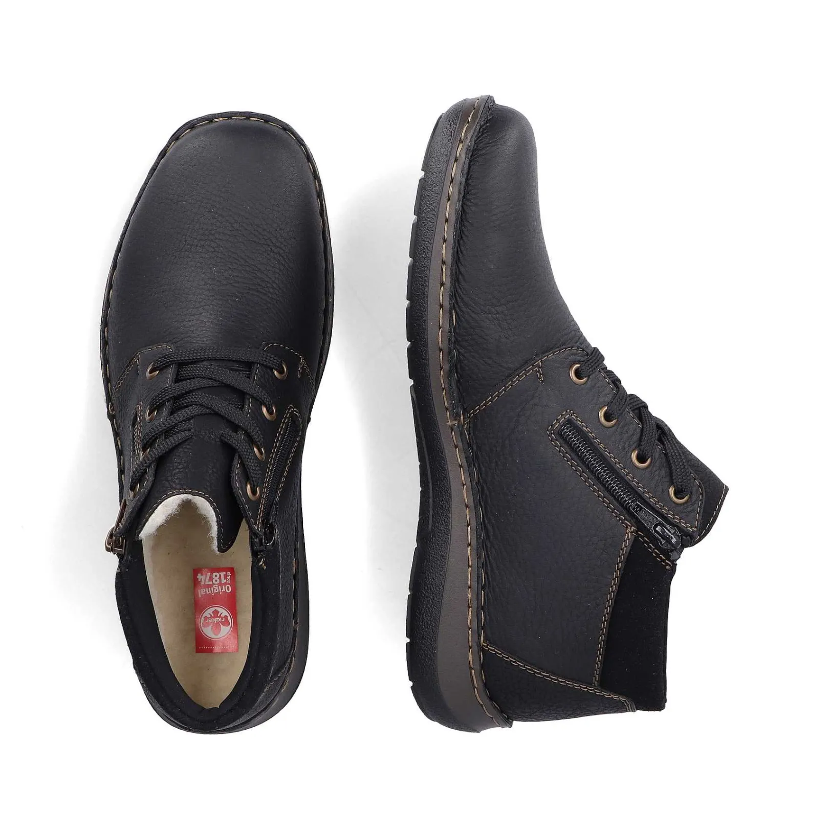 Online Men'S Lace-Up Shoes Asphalt Black Men'S Low Shoes & Slippers