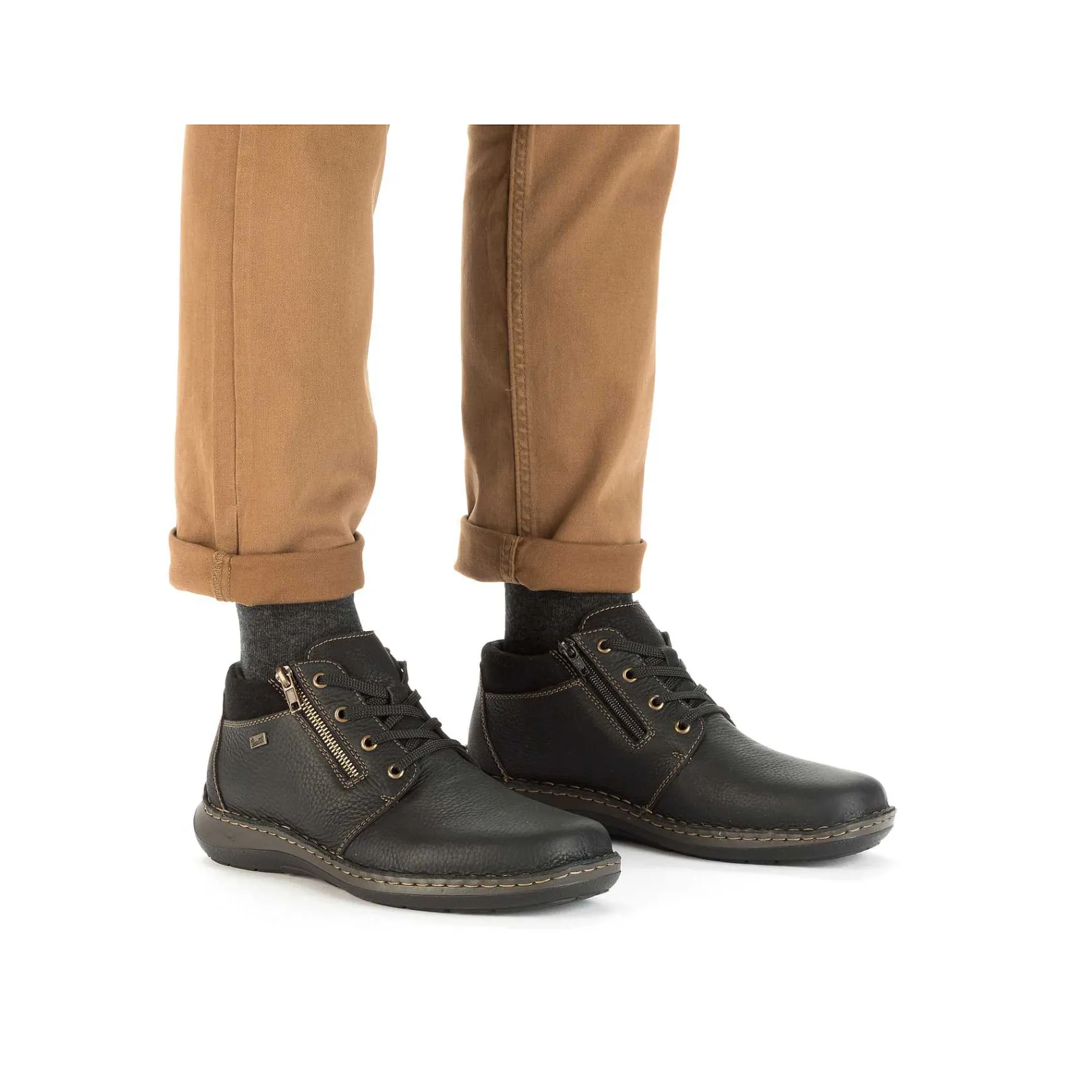Online Men'S Lace-Up Shoes Asphalt Black Men'S Low Shoes & Slippers