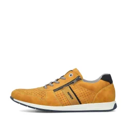 Sale Men'S Lace-Up Shoes Sunflower Yellow-Navy Blue Men'S Low Shoes & Slippers