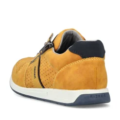 Sale Men'S Lace-Up Shoes Sunflower Yellow-Navy Blue Men'S Low Shoes & Slippers