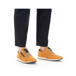 Sale Men'S Lace-Up Shoes Sunflower Yellow-Navy Blue Men'S Low Shoes & Slippers