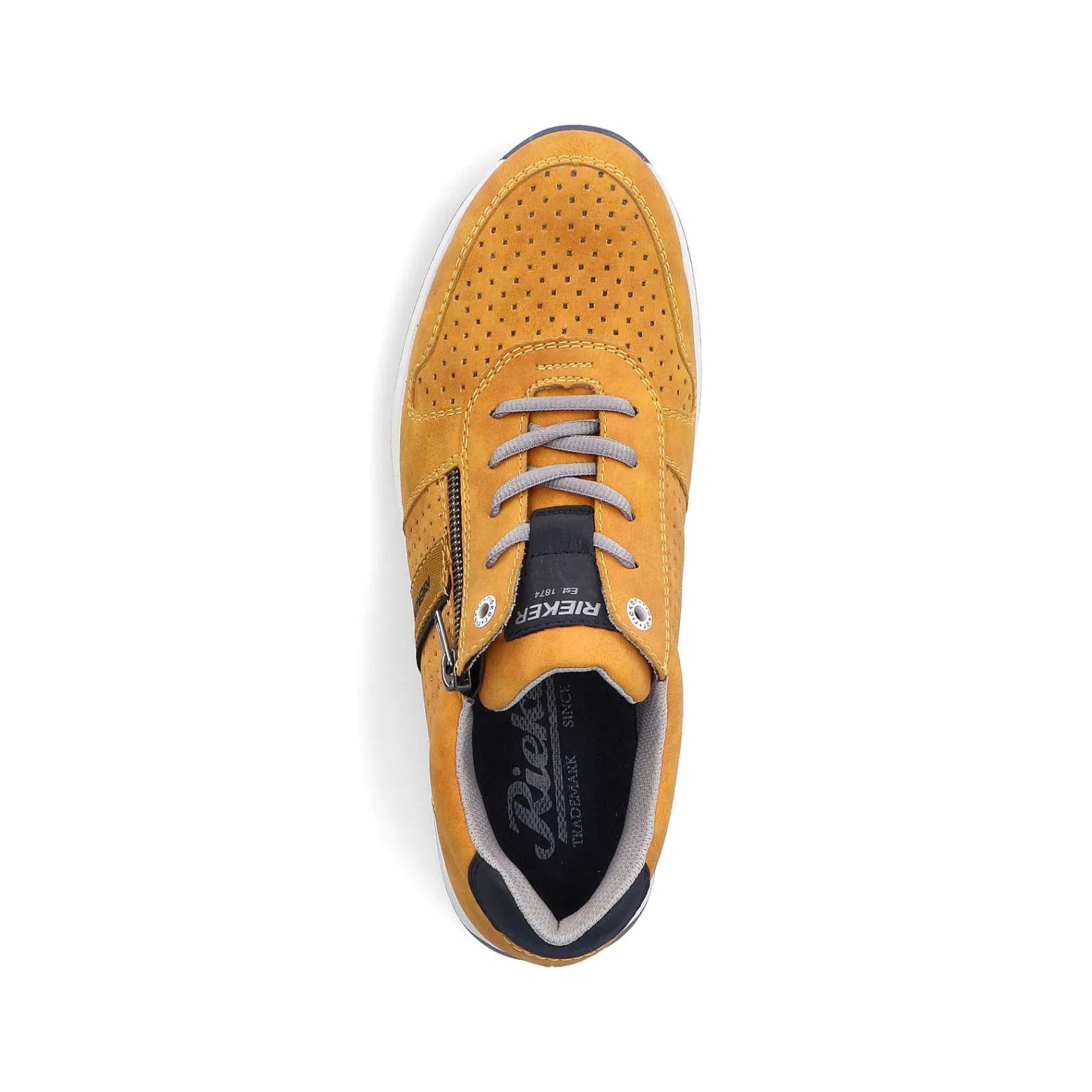 Sale Men'S Lace-Up Shoes Sunflower Yellow-Navy Blue Men'S Low Shoes & Slippers