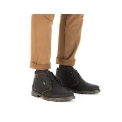 New Men'S Lace-Up Shoes Asphalt Black Men'S Low Shoes & Slippers