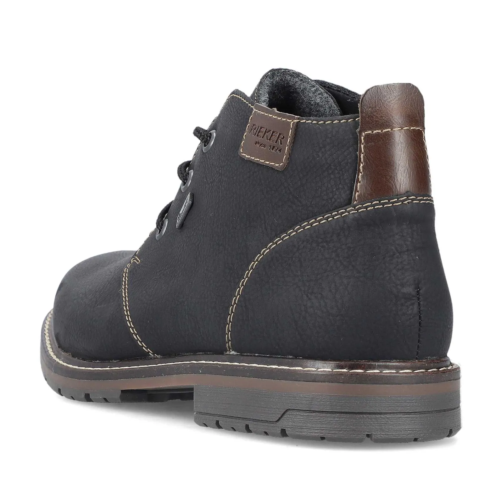 New Men'S Lace-Up Shoes Asphalt Black Men'S Low Shoes & Slippers