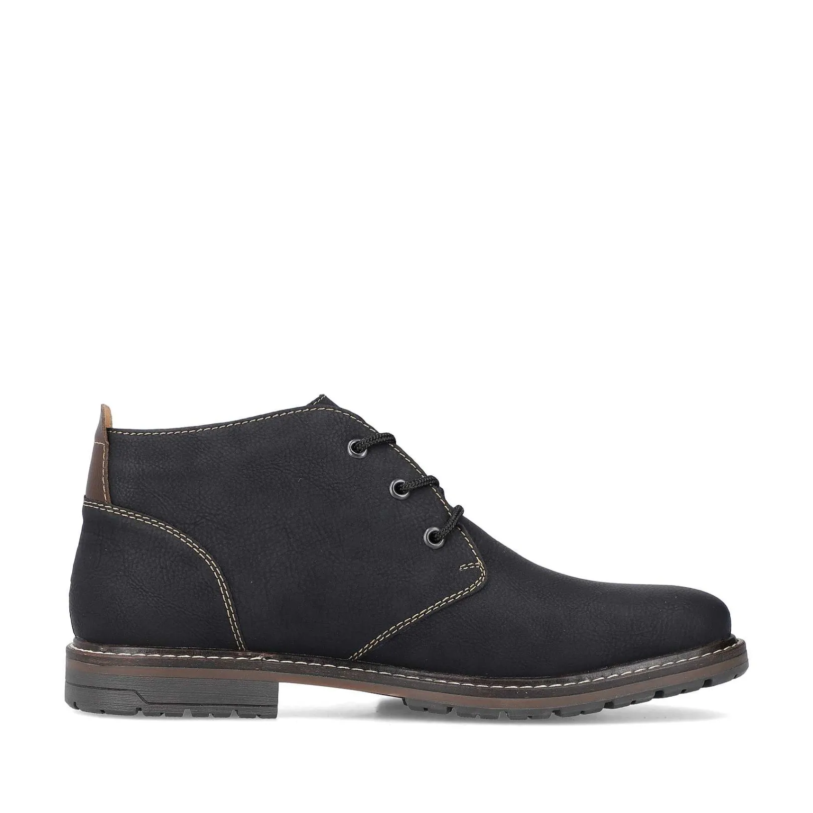 New Men'S Lace-Up Shoes Asphalt Black Men'S Low Shoes & Slippers
