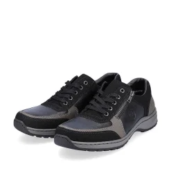 Online Men'S Lace-Up Shoes Asphalt Black Men'S Low Shoes & Slippers