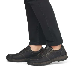 Sale Men'S Lace-Up Shoes Asphalt Black Men'S Low Shoes & Slippers