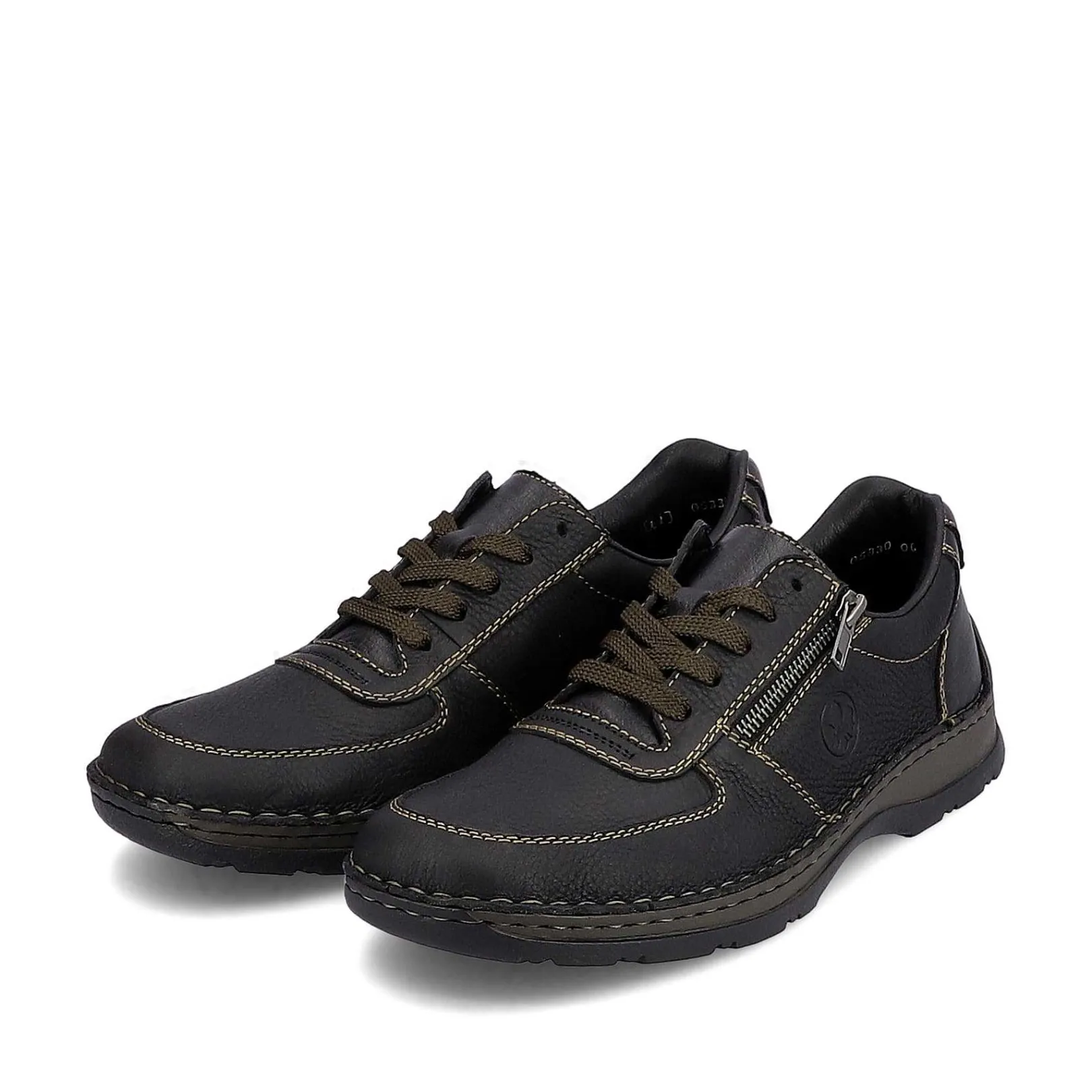 Sale Men'S Lace-Up Shoes Asphalt Black Men'S Low Shoes & Slippers